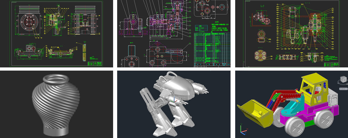 机械CAD进阶班学员作品